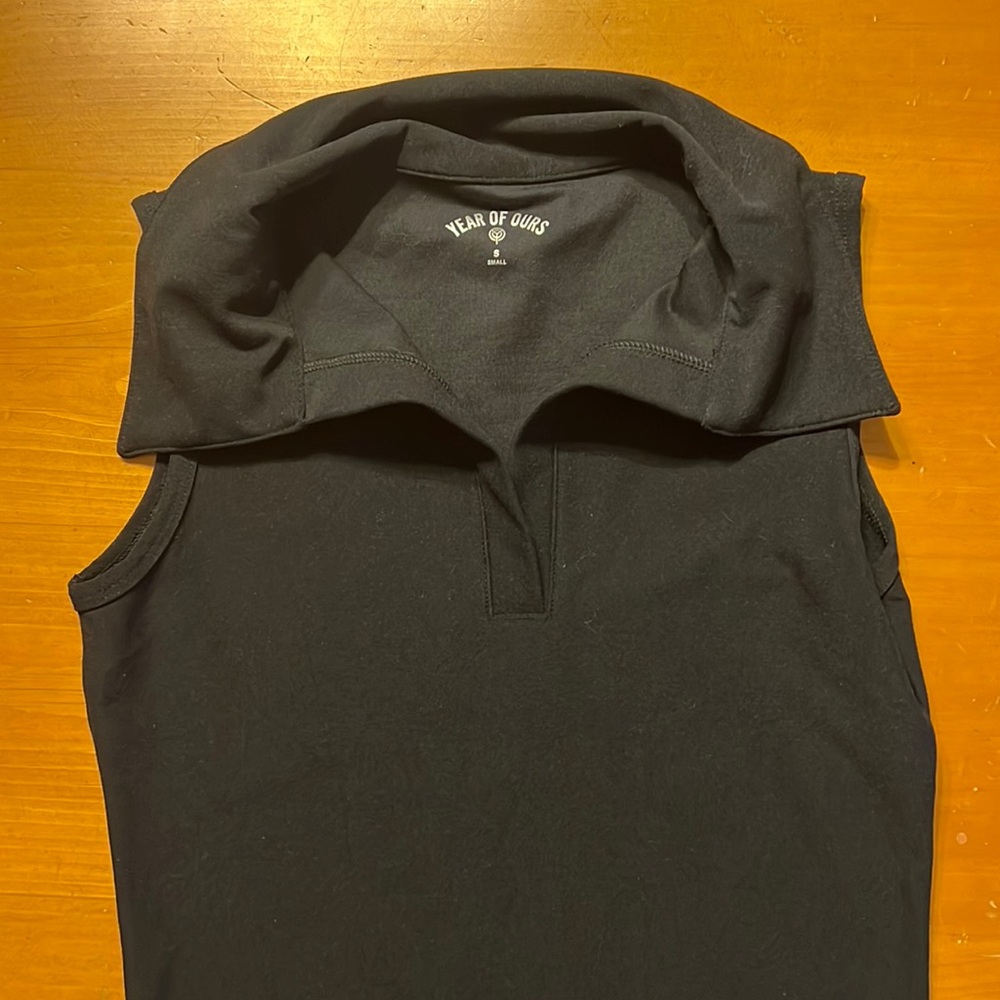 YEAR OF OURS Tennis Tank - Black Small